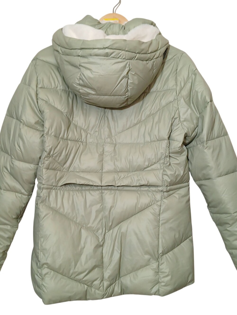 Columbia Insulated Puffer Jacket Peak to Park III With Removable Hood Sage Green - Picture 9 of 16